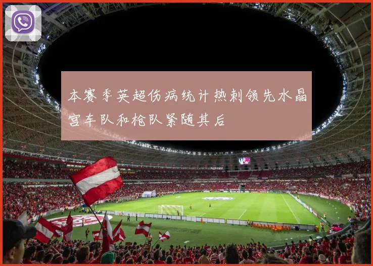 本赛季英超伤病统计热刺领先水晶宫车队和枪队紧随其后